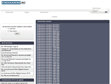 Tablet Screenshot of antwoorden.eindexamens.nu