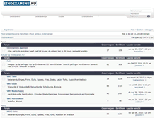 Tablet Screenshot of forum.eindexamens.nu